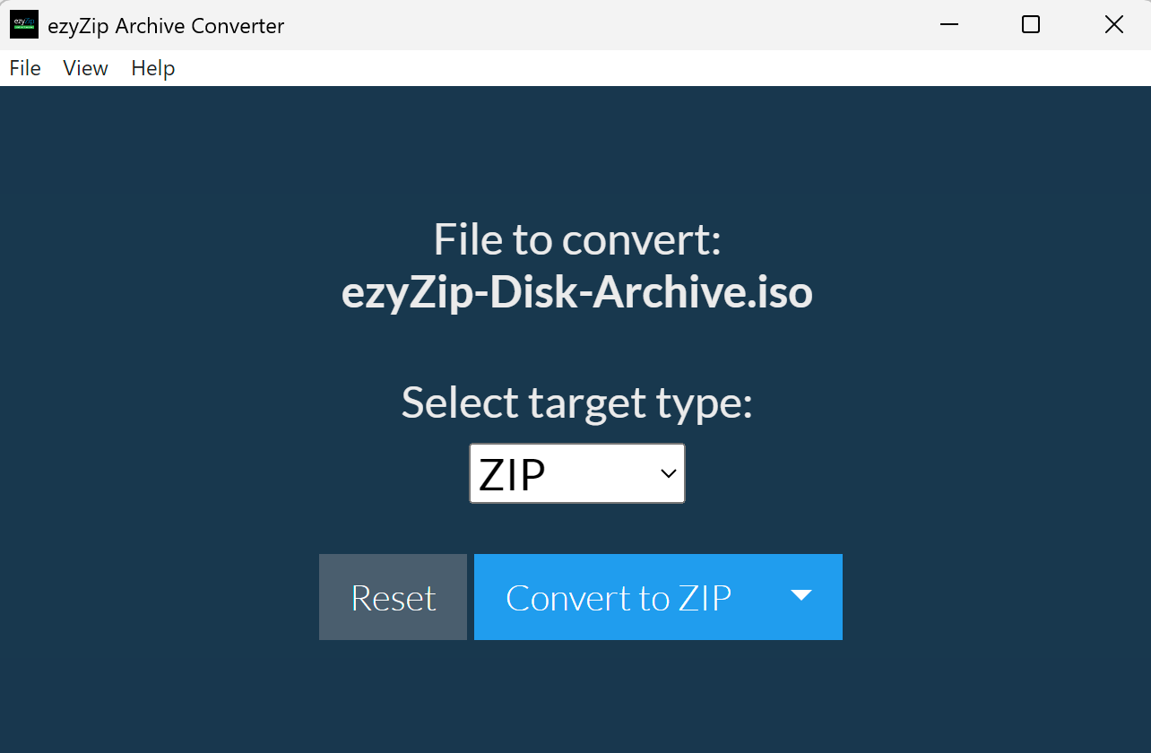 ezyZip Archive Converter