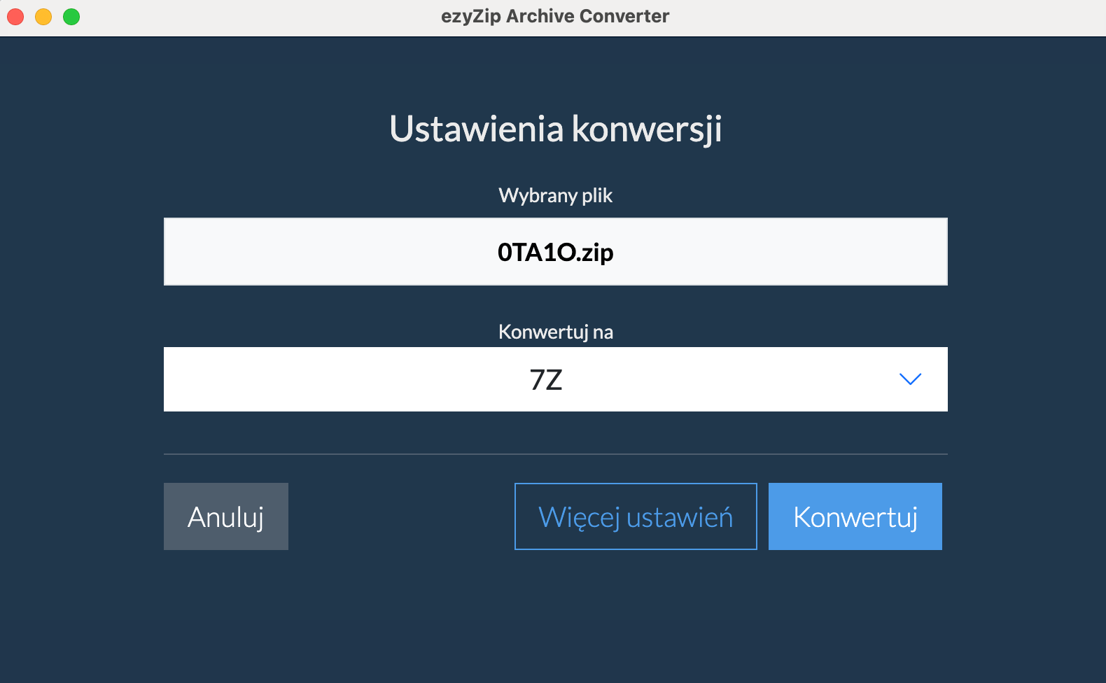ezyZip Archive Converter